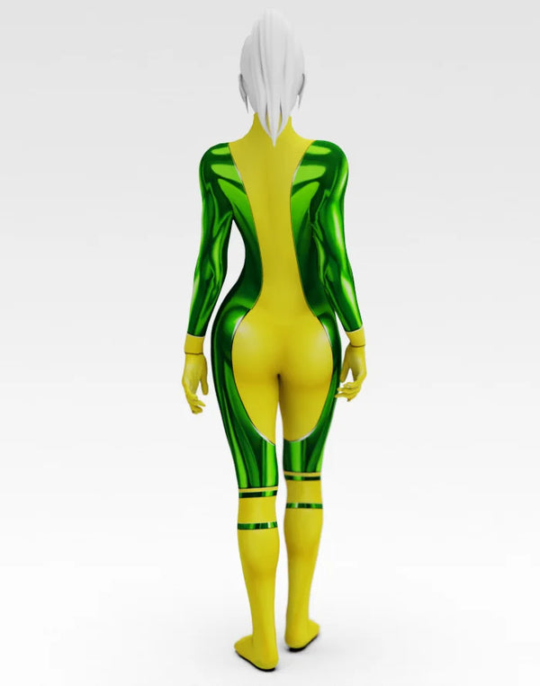 Halloween Rogue Female Spandex Cosplay Costume Adults Lady Superhero Zentai Bodysuit Halloween Costume - Bear Hugs