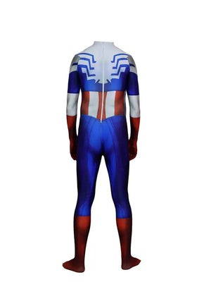 Halloween Adult Captain Cosplay Costume Party Female Woman Jumpsuits Superhero Zentai Bodysuit - Bear Hugs