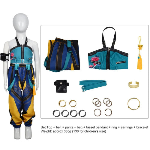 New Anime Kids Girl Roleplay Cosplay Costumes Zoey Full Costume Set for K-pop Halloween Carnival Party Suits Clothes Outfit - Bear Hugs