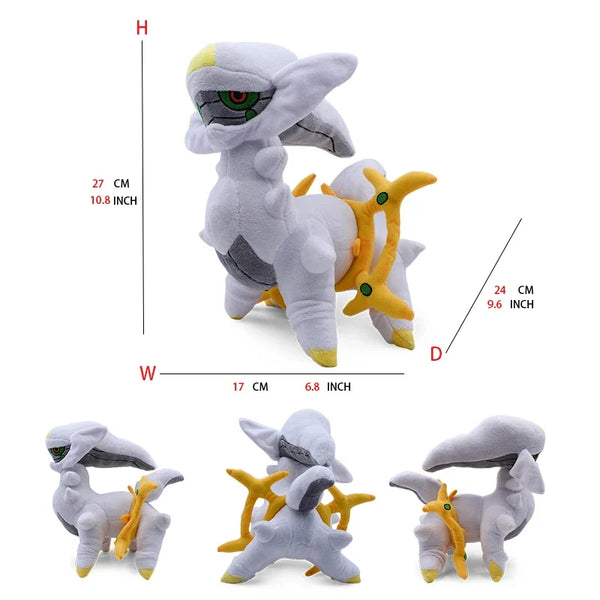 Arceus Peluche Pokemon Plush Toys Kawaii Stuffed Dolls Cartoon Cute Dolls Birthday Christmas Gift For Kids Friends Collection - Bear Hugs