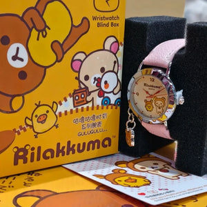 Maihe Rilakkuma Gulu Time Series Watch Blind Box Cute Creative Trendy Toy Figure Wristwatch Mystery Box Holiday Gift Toy - Bear Hugs