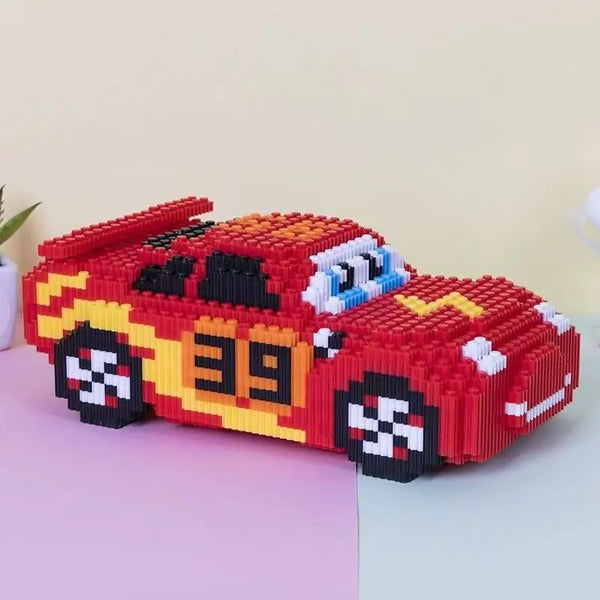 1258-Piece Red Sports Car Building Block Set, Experience the Essence of Racing Culture, the First Choice for Birthday, Christmas, and Thanksgiving Gifts - Bear Hugs