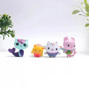 Gabby's Dollhouse Cat Crew Figurines (Set of 13)