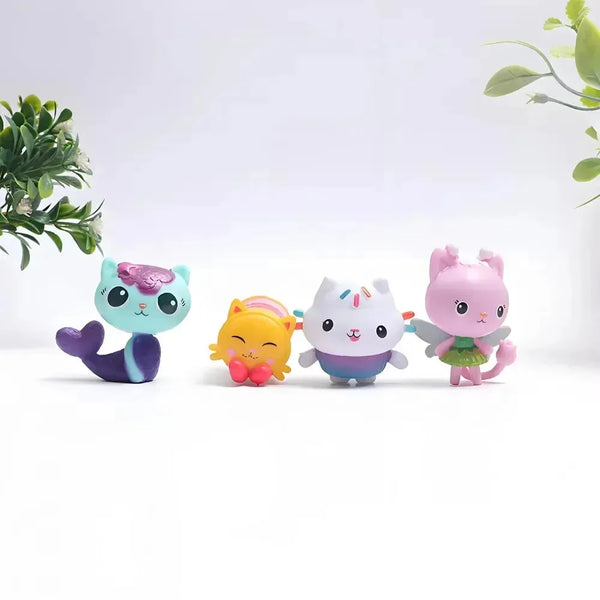 Gabby's Dollhouse Cat Crew Figurines (Set of 13)