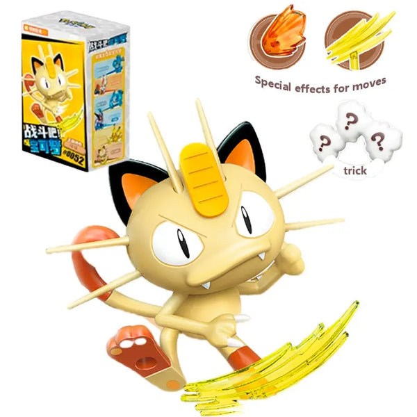 Keeppley Pokemon Pocket Monster Pikachu Charizard Eevee Gengar Venusaur Mewtwo Blastoise Building Block Anime Action Figure Toys - Bear Hugs