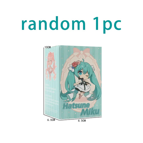 6pcs/set Anime new miku figure mini character ornaments kawai hatsune table decoration for home adult toy child gift - Bear Hugs