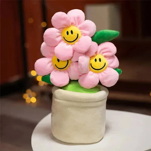 Sunny Smiles Flowerpot Plush