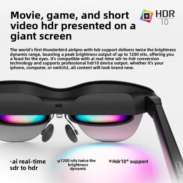 RayNeo Air 4 Micro OLED AR Glasses - Bear Hugs