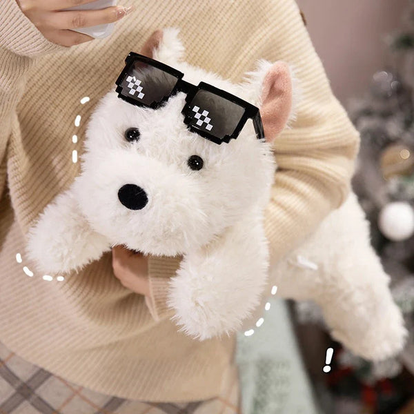 West Highland White Terrier plush toy dog doll home decoration item, decorative figurine, baby pillow, gift - Bear Hugs