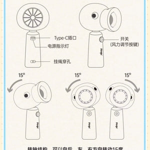 Pingoo Pal Martube Handheld Fan