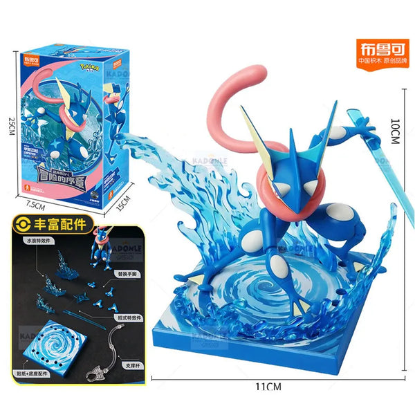 BLOKEES Original POKEMON Building Blocks Pikachu Charmander Psyduck Sprigatito Eevee Lucario Pokémon Action Figure Toys Gift - Bear Hugs