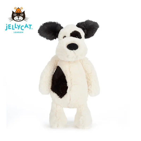 JC Ruffian Dog Black and White Dog Pirate Dog Plush Toy Doll Stuffed Animal Birthday Gift - Bear Hugs