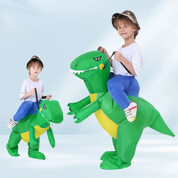 Inflatable Green Dinosaur Halloween Costume