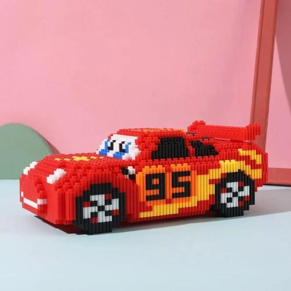 1258-Piece Red Sports Car Building Block Set, Experience the Essence of Racing Culture, the First Choice for Birthday, Christmas, and Thanksgiving Gifts - Bear Hugs