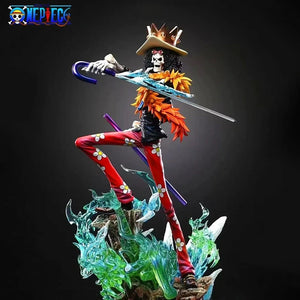 33cm/12.99in Anime ONE PIECE Figure Brook Action Figures Pvc Burukku Statue Desktop Ornamen Collection Model Toys Gifts - Bear Hugs