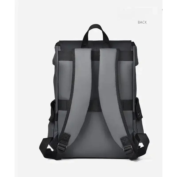Premium Leather-Look Casual Backpack