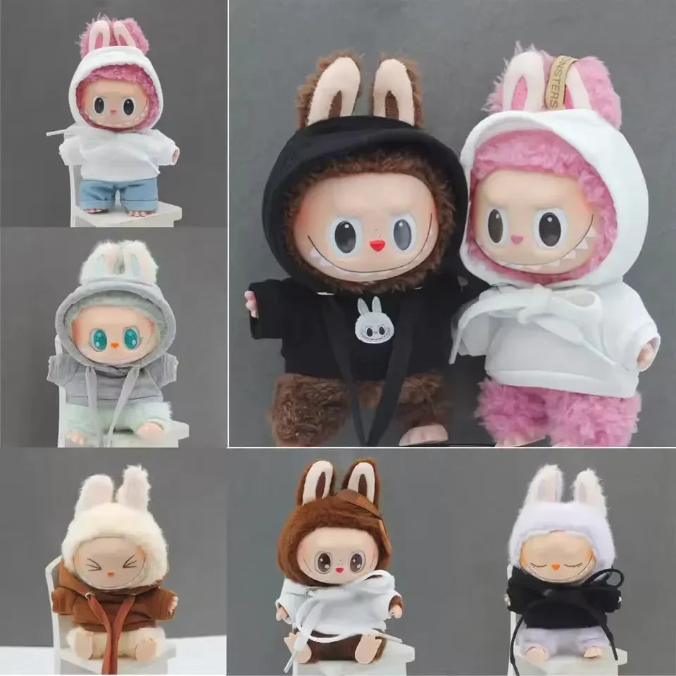 Labubu Cozy Coat Crew Hoodies