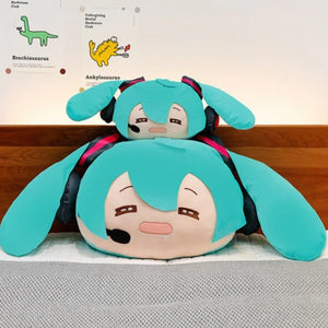 40/60cm Hatsune Miku 16th Anniversary Plush Pillow Cute Cuddly Stuffed Cushion Perfect Commemorative Gift for Friends & Fans - Bear Hugs
