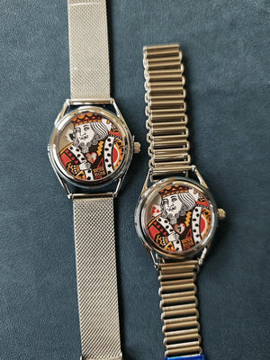 King Of Hearts Royal Card Quartz Watch