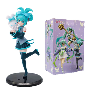 Hatsune Miku X Cinnamoroll Figure Anime Peripheral Collectible Models Decorative Decorations Children Kawaii Gift - Bear Hugs