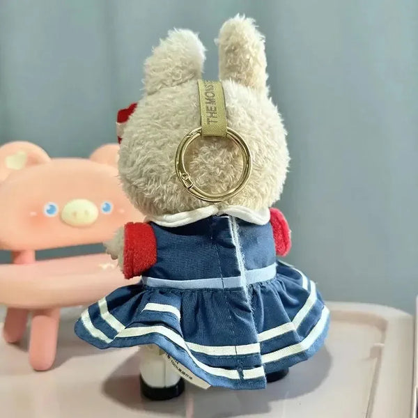 Handmade Labubu Blue Red Sailor Moon Outfit with Accessories - Bear Hugs