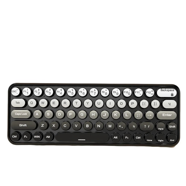 Ergonomic 2.4G Wireless Keyboard Mouse Combo 65 Keys Gradient Color - Bear Hugs