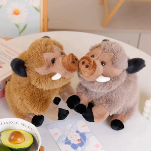 Fluffy Wild Boar Plushie Soft Toy - Bear Hugs