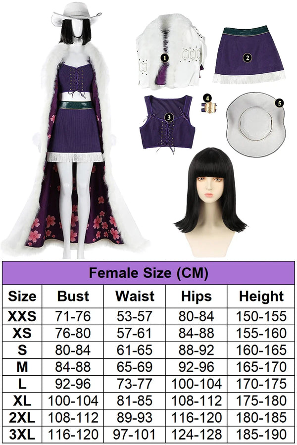 Fantasia Pirate Nico Robin Cosplay Wigs Hat Down Coat 2026 Live Action TV Pirate Disfraz Costume Women Halloween Carnival Cloth - Bear Hugs