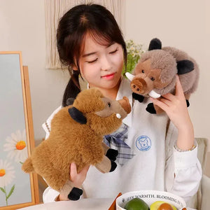 Fluffy Wild Boar Plushie Soft Toy - Bear Hugs