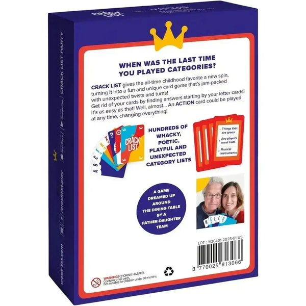 Crack List Card Game