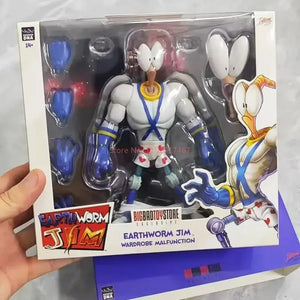 Earthworm Jim 2.0 Pdna 1/12 Psy Crow Bob The Killer Action Figure Worm Body Psy-Crow The Killer Collectible Gifts Toys - Bear Hugs