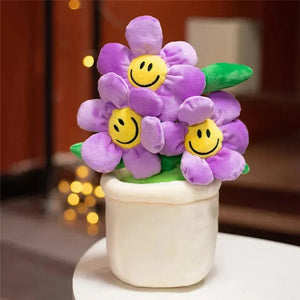 Sunny Smiles Flowerpot Plush