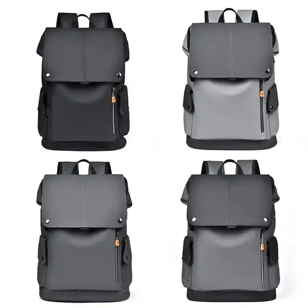 Premium Leather-Look Casual Backpack