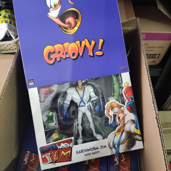 Earthworm Jim Retro Multiverse 1:12 Scale Action Figure