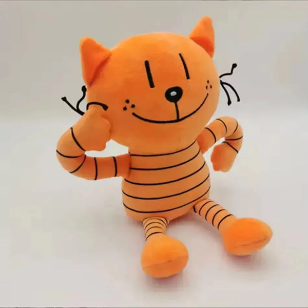 Dog Man & Petey Cat Plush Duo