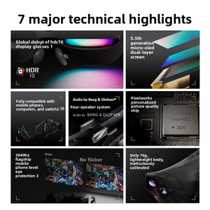 RayNeo Air 4 Micro OLED AR Glasses - Bear Hugs