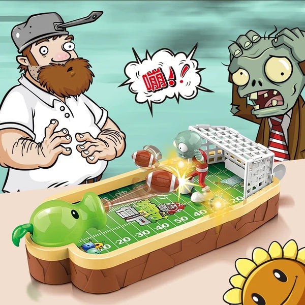 Plants vs Zombies Competitive Battle Series Children's Table Football Game Character Ornaments Interactive Game For Kid Boy Gift - Bear Hugs