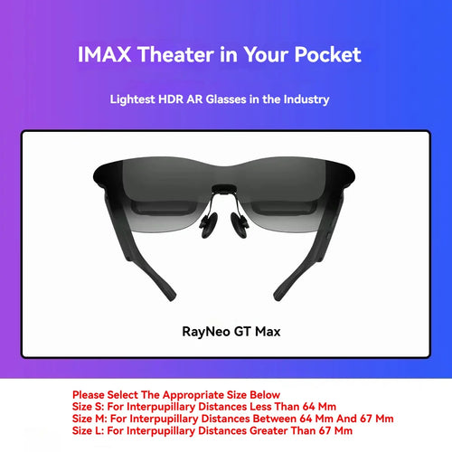 RayNeo GT Max AR Smart Glasses