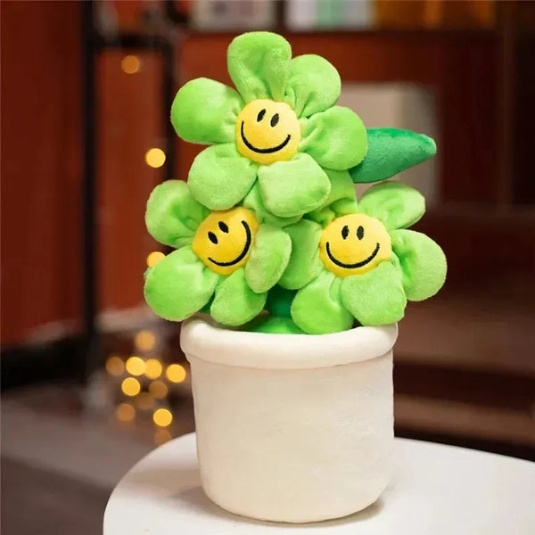 Sunny Smiles Flowerpot Plush