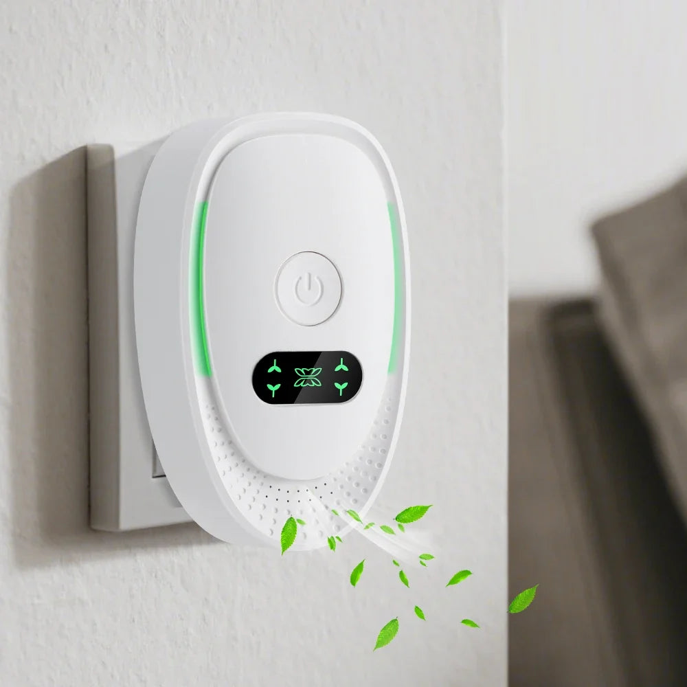 Plug-In Air Purifier Negative Ion Generator Mini Air Ionizer Dust Smoke Odor Remove For Home Bathroom Pet Air Cleaner Freshener - Bear Hugs
