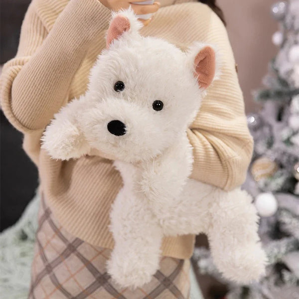 West Highland White Terrier plush toy dog doll home decoration item, decorative figurine, baby pillow, gift - Bear Hugs