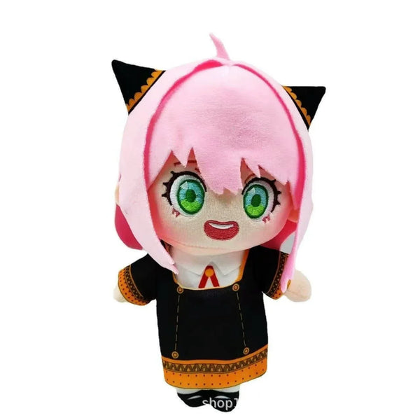20cm Anya Forger Plush Anime Spy X Family Character Soft Stuffed Peluche Cute Doll Cosplay Prop Home Decor for Kids Fans Gifts - Bear Hugs