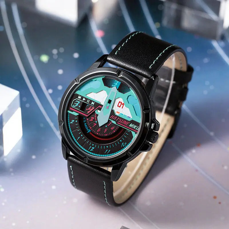 Hatsune Miku Kawaii Cute Anime Cartoon Watch Two-dimensional Creative Peripheral Waterproof Reading Watch Gift Wholesale - Bear Hugs