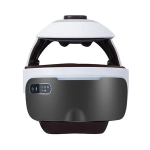 Wireless Head Eye Integrated Massager Helmet Bluetooth Music Relieve The Fatigue of The Scalp Eyes Heating Relax Instrument - Bear Hugs