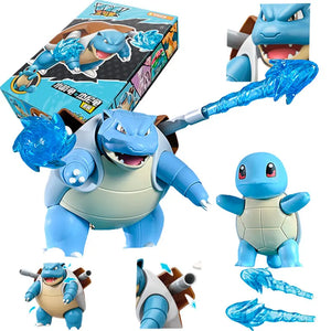 Keeppley Pokemon Pocket Monster Pikachu Charizard Eevee Gengar Venusaur Mewtwo Blastoise Building Block Anime Action Figure Toys - Bear Hugs