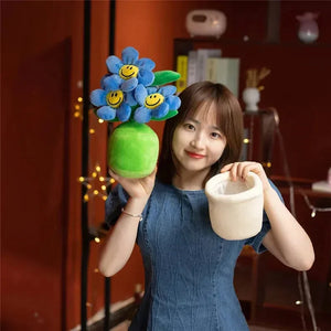 Smiling Sunflower Flowerpot Plush - Bear Hugs
