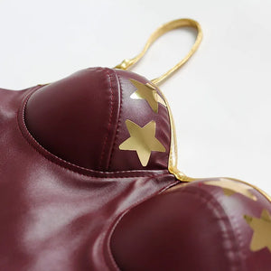 Halloween Superhero Costume Dress for Women Cosplay Costumes Stage Perfomance Costume Sexy Clothing Leather Fancy Dress - Bear Hugs
