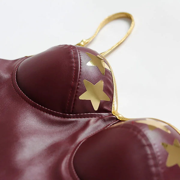 Halloween Superhero Costume Dress for Women Cosplay Costumes Stage Perfomance Costume Sexy Clothing Leather Fancy Dress - Bear Hugs
