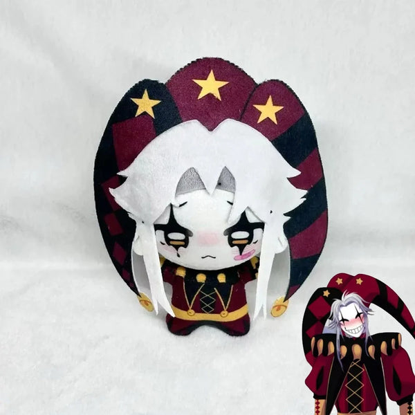 Game The Freak Circus Pierrot Cosplay Doll Plush Stuffed Cotton Figure Dolls Soft Plushies Carnival Accessories Halloween Props - Bear Hugs