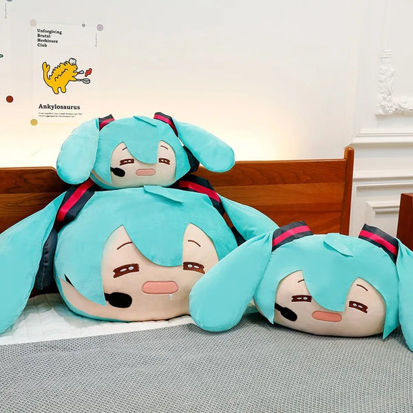 40/60cm Hatsune Miku 16th Anniversary Plush Pillow Cute Cuddly Stuffed Cushion Perfect Commemorative Gift for Friends & Fans - Bear Hugs